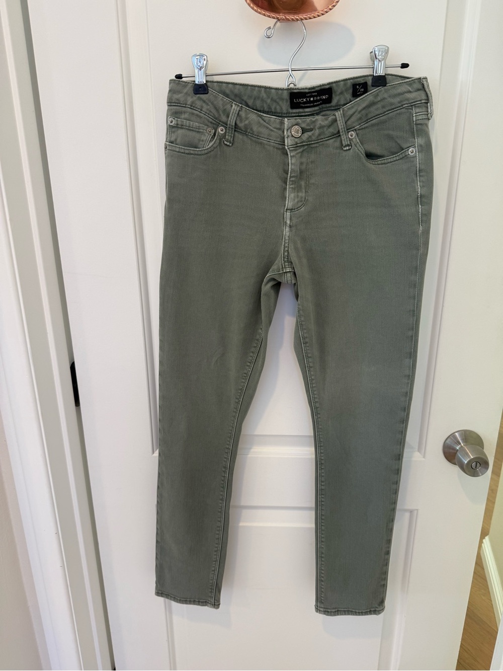 Lucky Brand Women's Skinny Jeans in Olive